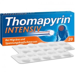 Thomapyrin<sup>®</sup> INTENSIV <br>Schmerztabletten 20 Stück